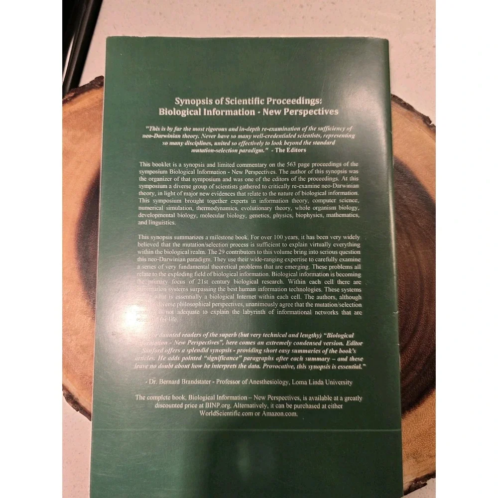 BIOLOGICAL INFORMATION: NEW PERSPECTIVES By Robert J Marks & John C Sanford